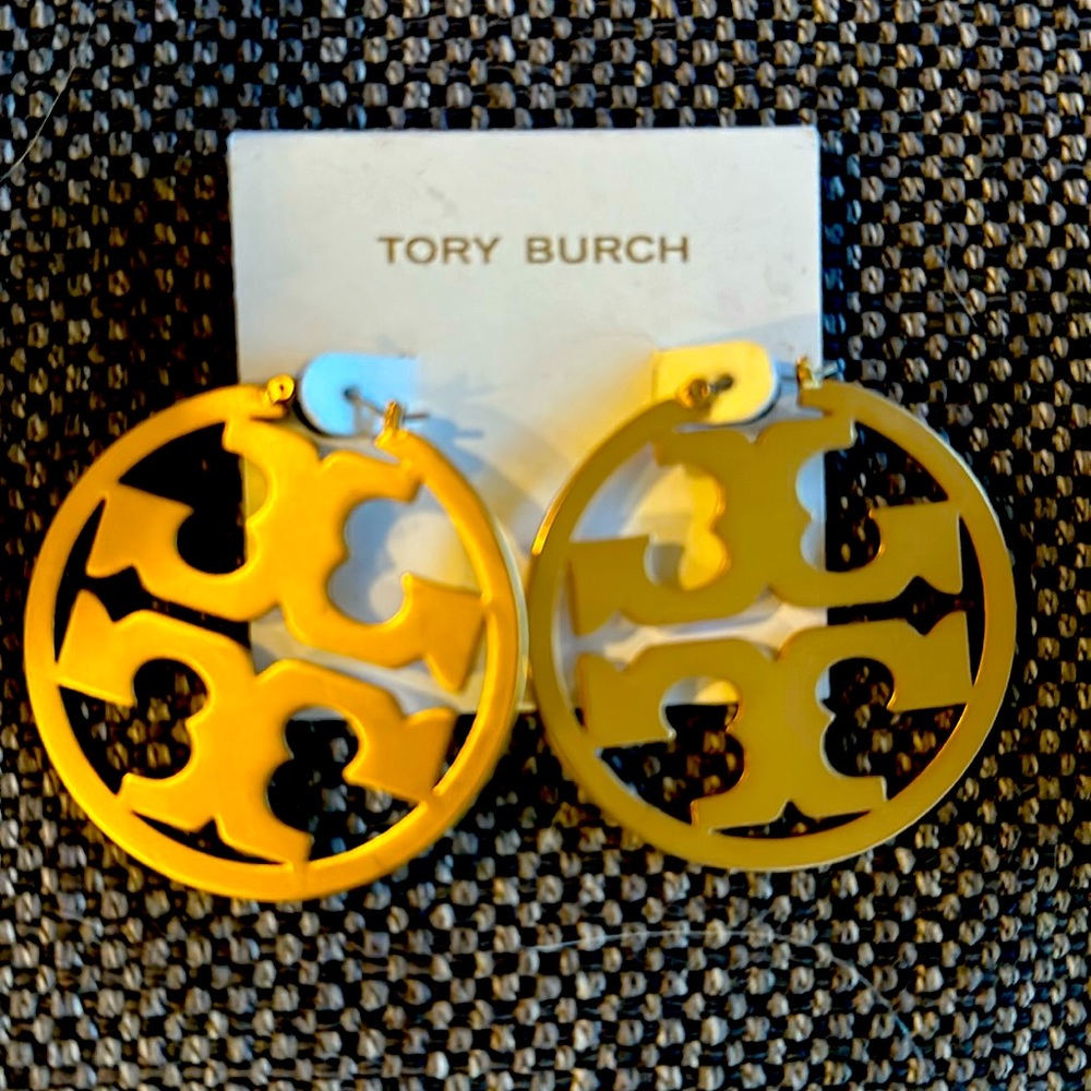 Tory Burch Miller Logo Earings